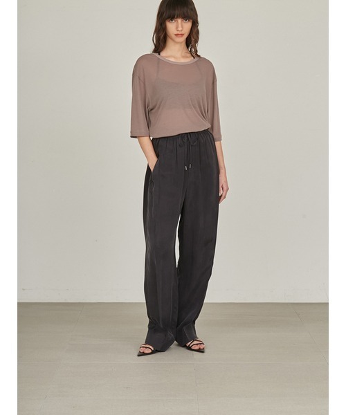 styling/（スタイリング）の「シアーカット2WAYトップス（Tシャツ/カットソー・レディース・ホワイト/モカ/ライム・FREE）」の21枚目の写真