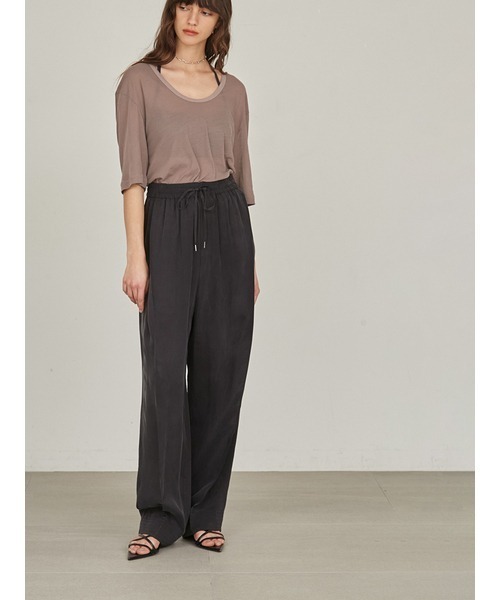 styling/（スタイリング）の「シアーカット2WAYトップス（Tシャツ/カットソー・レディース・ホワイト/モカ/ライム・FREE）」の22枚目の写真