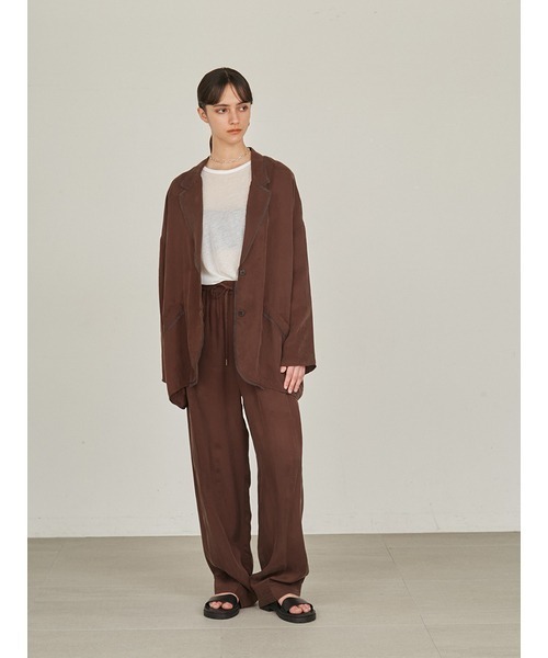 styling/（スタイリング）の「シアーカット2WAYトップス（Tシャツ/カットソー・レディース・ホワイト/モカ/ライム・FREE）」の10枚目の写真