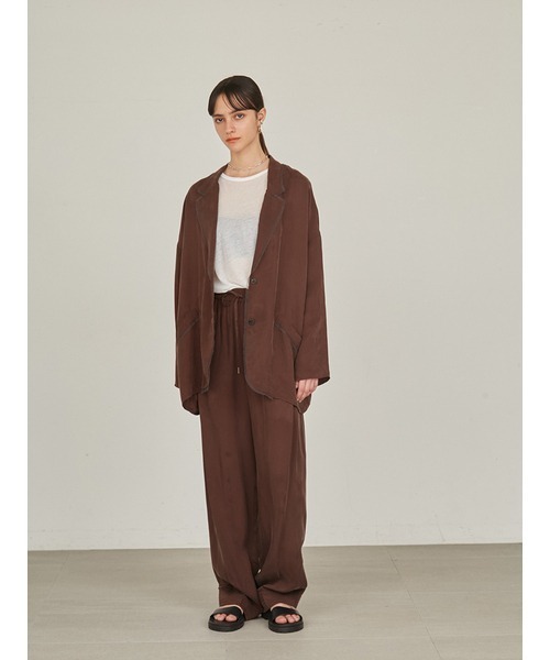 styling/（スタイリング）の「シアーカット2WAYトップス（Tシャツ/カットソー・レディース・ホワイト/モカ/ライム・FREE）」の9枚目の写真