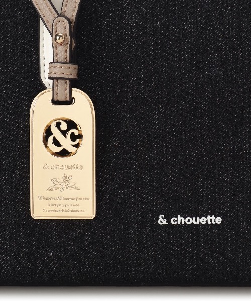 & chouette(アンドシュエット)の「デニム ステッチデザインハンドバッグ(ハンドバッグ・レディース・ブラック/インディゴブルー/ライトインディゴブルー・FREE)」の16枚目の写真