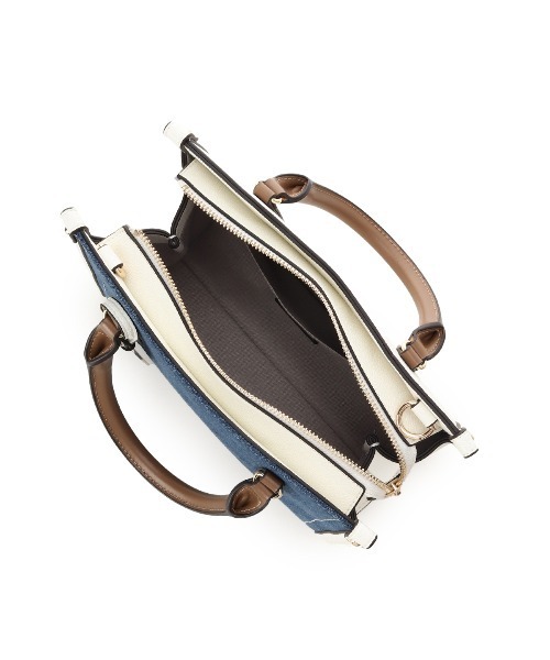 & chouette(アンドシュエット)の「デニム ステッチデザインハンドバッグ(ハンドバッグ・レディース・ブラック/インディゴブルー/ライトインディゴブルー・FREE)」の20枚目の写真