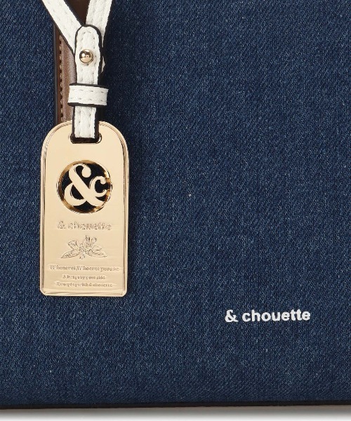 & chouette(アンドシュエット)の「デニム ステッチデザインハンドバッグ(ハンドバッグ・レディース・ブラック/インディゴブルー/ライトインディゴブルー・FREE)」の12枚目の写真