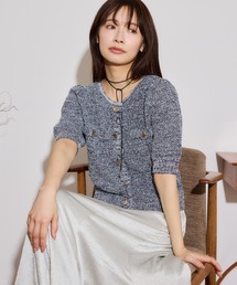 mysty woman | ［追加1］サマーツイードライクカーディガンSS　497233(カーディガン/ボレロ)