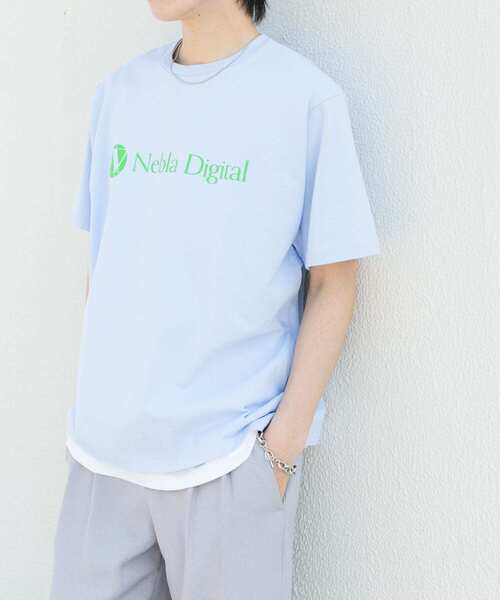 SENSE OF PLACE by URBAN RESEARCH（センスオブプレイスバイアーバンリサーチ）の「company logo short-sleeve t-shirts B（Tシャツ/カットソー・メンズ・ブラック/ライトブルー/ホワイト・LARGE/MEDIUM）」の5枚目の写真