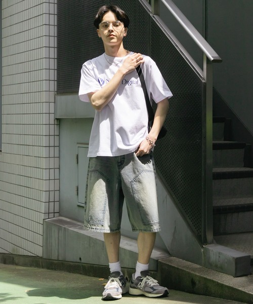 SENSE OF PLACE by URBAN RESEARCH（センスオブプレイスバイアーバンリサーチ）の「company logo short-sleeve t-shirts B（Tシャツ/カットソー・メンズ・ブラック/ライトブルー/ホワイト・LARGE/MEDIUM）」の15枚目の写真