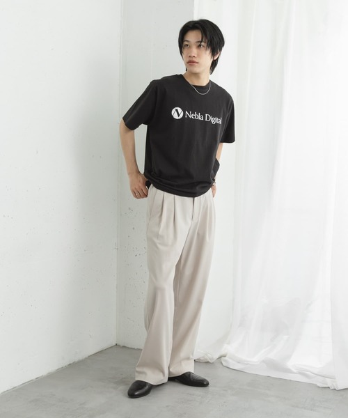 SENSE OF PLACE by URBAN RESEARCH（センスオブプレイスバイアーバンリサーチ）の「company logo short-sleeve t-shirts B（Tシャツ/カットソー・メンズ・ブラック/ライトブルー/ホワイト・LARGE/MEDIUM）」の22枚目の写真
