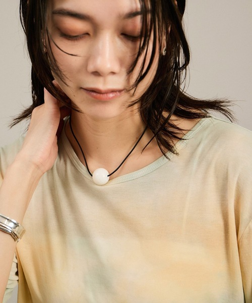 SALON adam et rope'（サロン アダム エ ロペ）の「シアータイダイTシャツ（Tシャツ/カットソー・レディース・グリーン系その他/ピンク系その他2・FREE）」の8枚目の写真