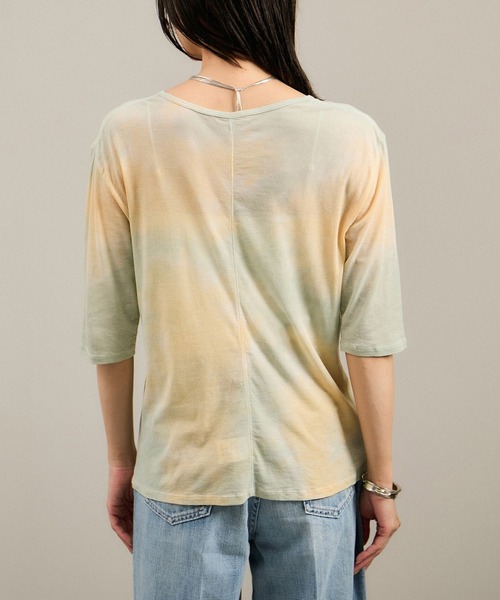 SALON adam et rope'（サロン アダム エ ロペ）の「シアータイダイTシャツ（Tシャツ/カットソー・レディース・グリーン系その他/ピンク系その他2・FREE）」の14枚目の写真