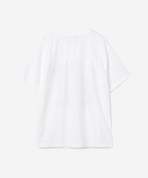 WHITESVILLE（ホワイツビル）の「WHITESVILLE | フットボールTシャツ WOMEN（Tシャツ/カットソー・レディース・オフホワイト/ブラック・S）」の8枚目の写真