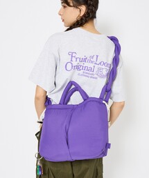 Cheek（チーク）の「【cheek/チーク】puf kinchaku C25003　巾着２wayトート/巾着/2way/トートバッグ/撥水加工生地/ユニセックス（ショルダーバッグ）」
