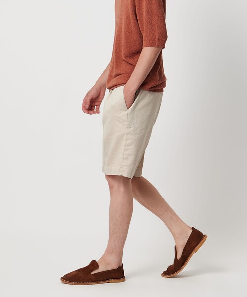 UNITED ARROWS(ユナイテッドアローズ)の「<DEVORE> ハーフギャザー ショーツ(その他パンツ・メンズ・ブラック/オリーブ/ホワイト/ベージュ・46/48/50)」の3枚目の写真