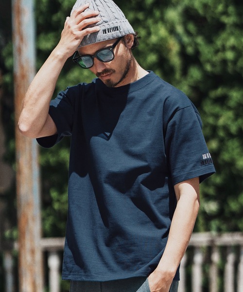 felkod(フィルコッド)の「mt9818- Double Embroidery Tee Tシャツ(Tシャツ/カットソー・メンズ・ブラック/ホワイト/ネイビー・S/M/L/XL)」の3枚目の写真
