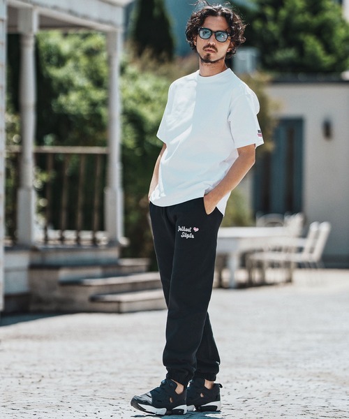 felkod(フィルコッド)の「mt9818- Double Embroidery Tee Tシャツ(Tシャツ/カットソー・メンズ・ブラック/ホワイト/ネイビー・S/M/L/XL)」の7枚目の写真