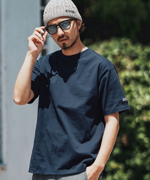 felkod(フィルコッド)の「mt9818- Double Embroidery Tee Tシャツ(Tシャツ/カットソー・メンズ・ブラック/ホワイト/ネイビー・S/M/L/XL)」の11枚目の写真