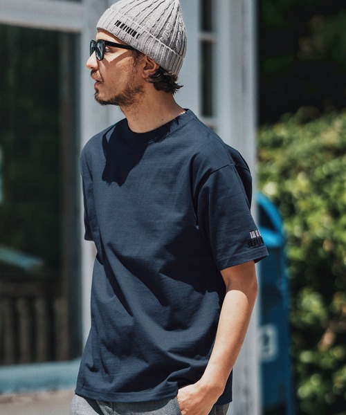 felkod(フィルコッド)の「mt9818- Double Embroidery Tee Tシャツ(Tシャツ/カットソー・メンズ・ブラック/ホワイト/ネイビー・S/M/L/XL)」の12枚目の写真
