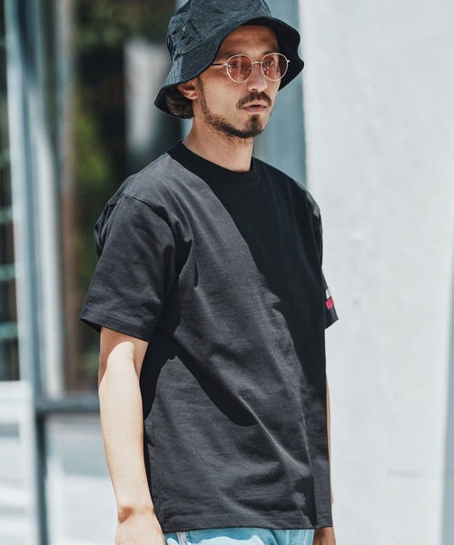 felkod(フィルコッド)の「mt9818- Double Embroidery Tee Tシャツ(Tシャツ/カットソー・メンズ・ブラック/ホワイト/ネイビー・S/M/L/XL)」の18枚目の写真
