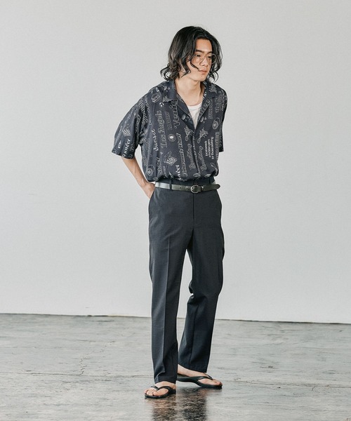 BAYFLOW（ベイフロー）の「【速乾・イージーケア・軽量】ドライタッチスリムトラウザー（スラックス・メンズ・グレー/ネイビー・MEDIUM/LARGE）」の7枚目の写真