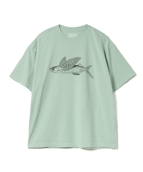 Sandinista（サンディニスタ）の「American Cotton "Flying Fish" Tee / アメリカンコットン後染め”飛魚”Tシャツ（Tシャツ/カットソー・メンズ・ブラック系その他/ブルー/ホワイト/グリーン系その他・SMALL/MEDIUM/LARGE）」の11枚目の写真