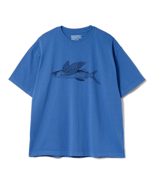 Sandinista（サンディニスタ）の「American Cotton "Flying Fish" Tee / アメリカンコットン後染め”飛魚”Tシャツ（Tシャツ/カットソー・メンズ・ブラック系その他/ブルー/ホワイト/グリーン系その他・SMALL/MEDIUM/LARGE）」の12枚目の写真