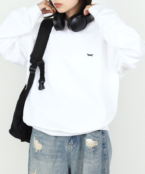 PENNEYS(ぺニーズ)の「PENNEYS/ペニーズ THE FOX CREW SWEAT クルーネック スウェット トレーナー(スウェット・メンズ・サンドベージュ/ダークグリーン/アッシュグレー/ブラック/チャコール/ホワイト/ネイビー/レッド/ワインレッド・M/XL/S/L)」の2枚目の写真