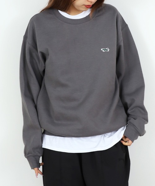 PENNEYS(ぺニーズ)の「PENNEYS/ペニーズ THE FOX CREW SWEAT クルーネック スウェット トレーナー(スウェット・メンズ・サンドベージュ/ダークグリーン/アッシュグレー/ブラック/チャコール/ホワイト/ネイビー/レッド/ワインレッド・M/XL/S/L)」の5枚目の写真