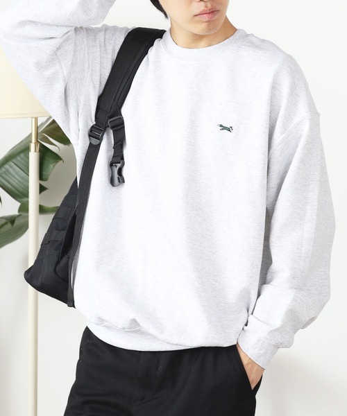 PENNEYS(ぺニーズ)の「PENNEYS/ペニーズ THE FOX CREW SWEAT クルーネック スウェット トレーナー(スウェット・メンズ・サンドベージュ/ダークグリーン/アッシュグレー/ブラック/チャコール/ホワイト/ネイビー/レッド/ワインレッド・M/XL/S/L)」の4枚目の写真