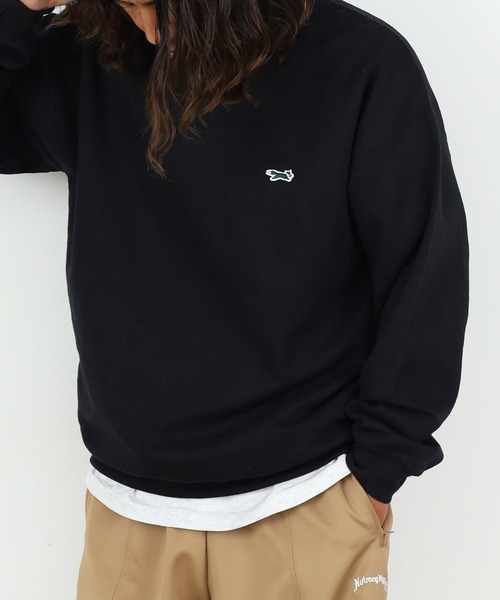 PENNEYS(ぺニーズ)の「PENNEYS/ペニーズ THE FOX CREW SWEAT クルーネック スウェット トレーナー(スウェット・メンズ・サンドベージュ/ダークグリーン/アッシュグレー/ブラック/チャコール/ホワイト/ネイビー/レッド/ワインレッド・M/XL/S/L)」の3枚目の写真