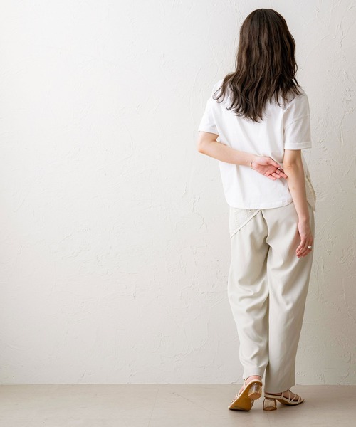 NOAHL(ノアル)の「【NOAHL】ツイルカーブパンツ(その他パンツ・レディース・オフホワイト/グリーン系/ブラック・L/S/M)」の16枚目の写真