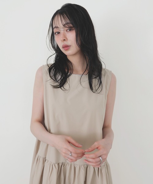 LIAN（リアン）の「バックリボンワンピース（ワンピース・レディース・ベージュ/アイボリー/ブラック・FREE）」の13枚目の写真