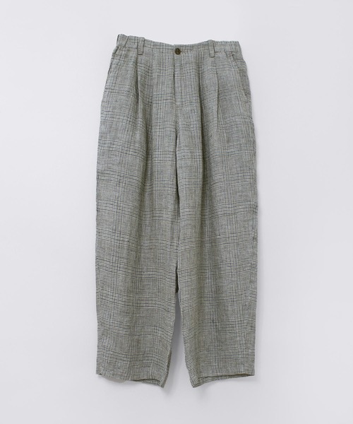 RNA-N（アールエヌエーエヌ）の「R4356 オールドリネンワイドスラックス（スラックス・レディース・ライトグリーン/ブラック/アッシュグレー/ネイビー・FREE）」の4枚目の写真