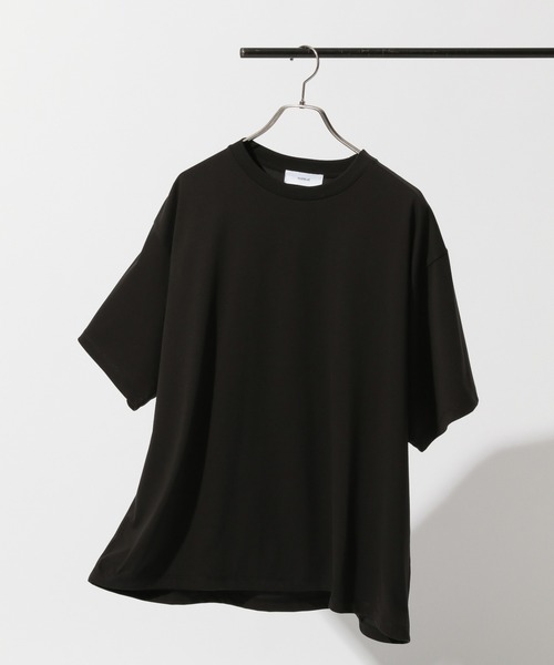 RAGEBLUE（レイジブルー）の「＜接触冷感機能付き＞【HIGH COOL/ハイクール】シルキーソリッドTシャツ（Tシャツ/カットソー・メンズ・ブラウン/ホワイト/ブラック/グレー・LARGE/MEDIUM）」の3枚目の写真