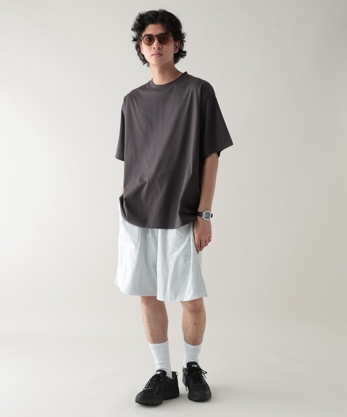 RAGEBLUE（レイジブルー）の「＜接触冷感機能付き＞【HIGH COOL/ハイクール】シルキーソリッドTシャツ（Tシャツ/カットソー・メンズ・ブラウン/ホワイト/ブラック/グレー・LARGE/MEDIUM）」の19枚目の写真