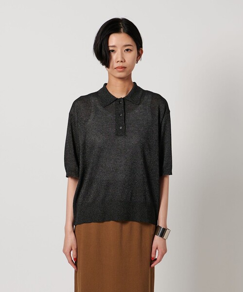 セール】＜CITEN＞シンプルニットポロシャツ（ポロシャツ