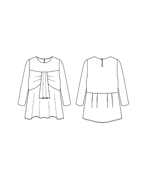 WHITE JOOLA(ホワイトジョーラ)の「UV CUT・速乾・接触冷感・防シワ・ストレッチ・手洗い可【多機能すぎるブラウス】ダブルピケクロス・リボンデザインフレアブラウス(シャツ/ブラウス・レディース・ブラック/オフホワイト・S/M/L/LL)」の9枚目の写真