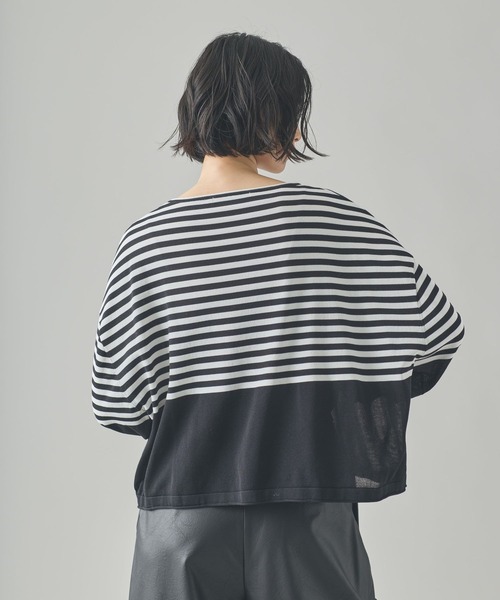 週末値下げcurensology ボーダーシアーニット　完売　ブルー Curensology（カレンソロジー）の「Curensology(カレンソロジー