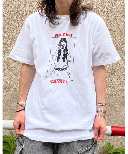 RGY(アールジーワイ)の「【RGY】SHUTTER CHANCE デザインプリントTシャツ 半袖(Tシャツ/カットソー・メンズ・オートミール/ホワイト・MEDIUM/LARGE)」の12枚目の写真