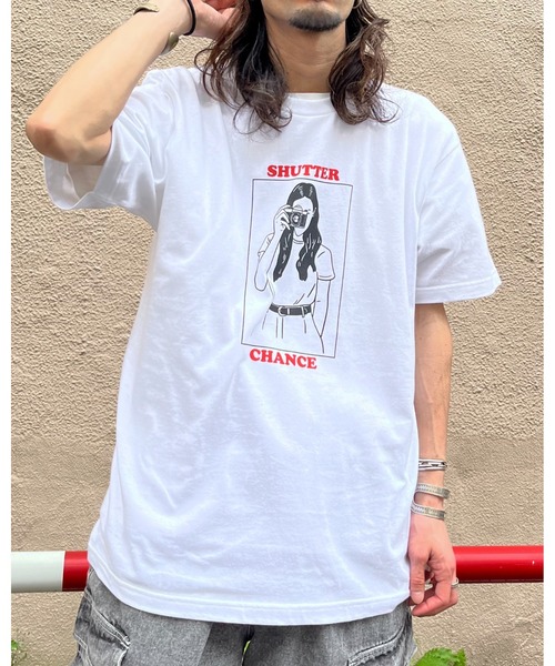 RGY(アールジーワイ)の「【RGY】SHUTTER CHANCE デザインプリントTシャツ 半袖(Tシャツ/カットソー・メンズ・オートミール/ホワイト・MEDIUM/LARGE)」の13枚目の写真