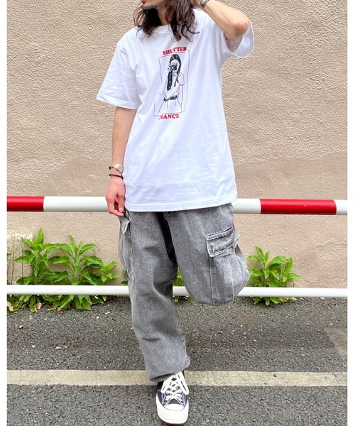 RGY(アールジーワイ)の「【RGY】SHUTTER CHANCE デザインプリントTシャツ 半袖(Tシャツ/カットソー・メンズ・オートミール/ホワイト・MEDIUM/LARGE)」の14枚目の写真