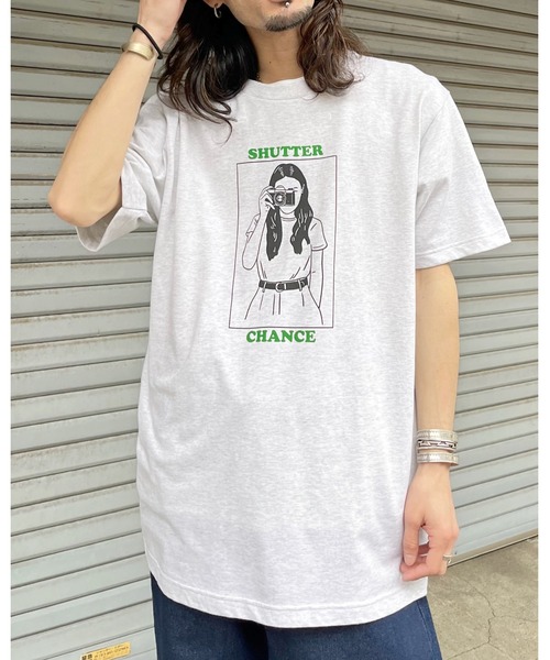 RGY(アールジーワイ)の「【RGY】SHUTTER CHANCE デザインプリントTシャツ 半袖(Tシャツ/カットソー・メンズ・オートミール/ホワイト・MEDIUM/LARGE)」の17枚目の写真