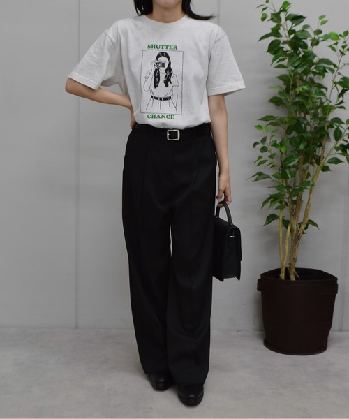 RGY(アールジーワイ)の「【RGY】SHUTTER CHANCE デザインプリントTシャツ 半袖(Tシャツ/カットソー・メンズ・オートミール/ホワイト・MEDIUM/LARGE)」の11枚目の写真