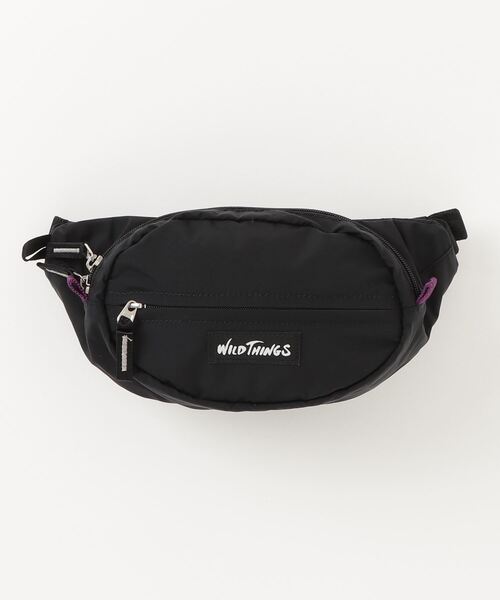 WILD THINGS（ワイルドシングス）の「【WILD THINGS/ワイルドシングス】DELFY fabric ウエストバッグ/ボディバッグ（ボディバッグ/ウエストポーチ・メンズ・グレー/ベージュ/ブラック/ターコイズブルー・FREE）」の2枚目の写真
