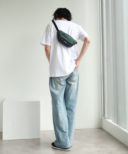 WILD THINGS（ワイルドシングス）の「【WILD THINGS/ワイルドシングス】DELFY fabric ウエストバッグ/ボディバッグ（ボディバッグ/ウエストポーチ・メンズ・グレー/ベージュ/ブラック/ターコイズブルー・FREE）」の14枚目の写真