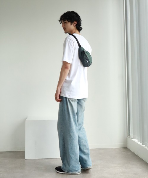 WILD THINGS（ワイルドシングス）の「【WILD THINGS/ワイルドシングス】DELFY fabric ウエストバッグ/ボディバッグ（ボディバッグ/ウエストポーチ・メンズ・グレー/ベージュ/ブラック/ターコイズブルー・FREE）」の15枚目の写真