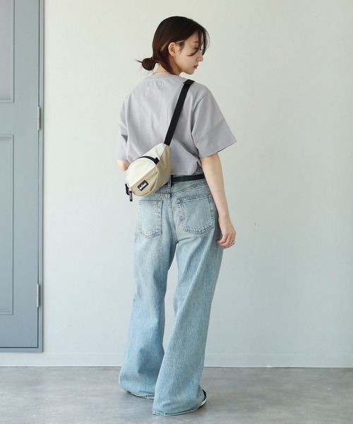 WILD THINGS（ワイルドシングス）の「【WILD THINGS/ワイルドシングス】DELFY fabric ウエストバッグ/ボディバッグ（ボディバッグ/ウエストポーチ・メンズ・グレー/ベージュ/ブラック/ターコイズブルー・FREE）」の21枚目の写真