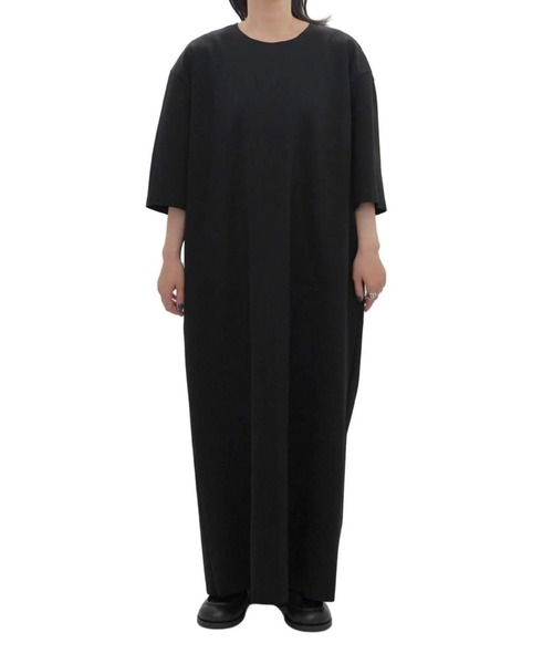 my beautiful landlet（マイビューティフルランドレット）の「【my beautiful landlet】CARDBOARD KNIT ONE-PIECE（ワンピース・レディース・ブラック・FREE）」の3枚目の写真