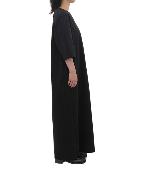 my beautiful landlet（マイビューティフルランドレット）の「【my beautiful landlet】CARDBOARD KNIT ONE-PIECE（ワンピース・レディース・ブラック・FREE）」の4枚目の写真