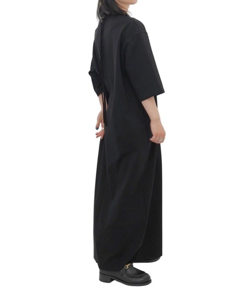 my beautiful landlet（マイビューティフルランドレット）の「【my beautiful landlet】CARDBOARD KNIT ONE-PIECE（ワンピース・レディース・ブラック・FREE）」の7枚目の写真