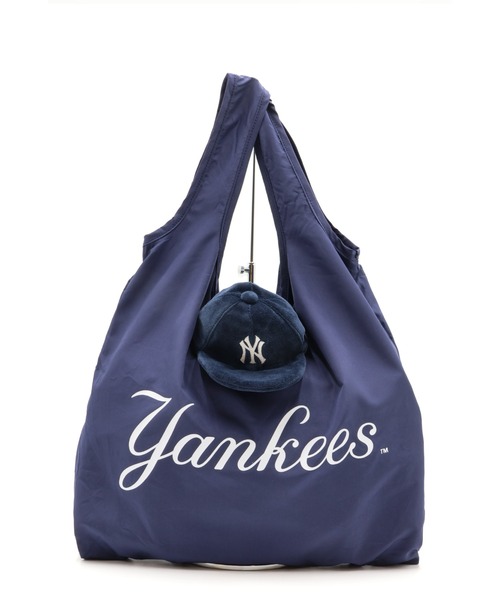 MLB キャップ型エコバッグ1【ヤンキース/ドジャース】（エコバッグ