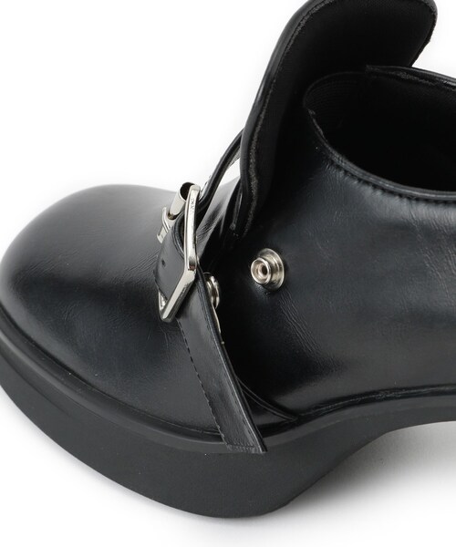 ESPERANZA（エスペランサ）の「スクエアトゥベルトアンクルローファー（パンプス・レディース・ブラック/ブラウン系・S/M/L/LL）」の9枚目の写真